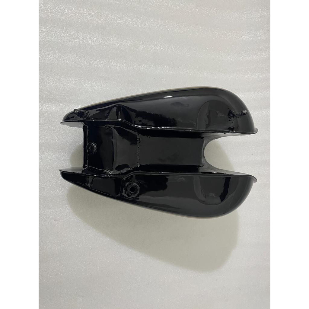 NSU Max 250 Aluminium Polished Black Painted Fuel Petrol Gas Tank +Cap |Fit For