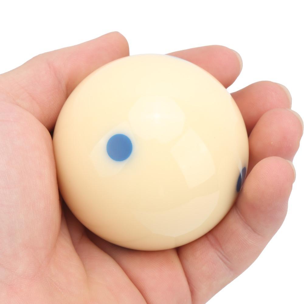 Billiards 57.2MM Pool Training Ball Blue White Practice Cue Ball Six Dots Billiard Training Ball Training Practice