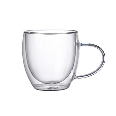 Shangqi Double Wall Heat-Resistant Glass Mug with Handle