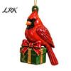 Partyzubehör für Weihnachten Roter Vogel Baumschmuck, Acryl Hängende Dekorationen Vorderwand Feiertag, Festlicher Anhänger Zuhause Kamin, Geschenk Liebhaber