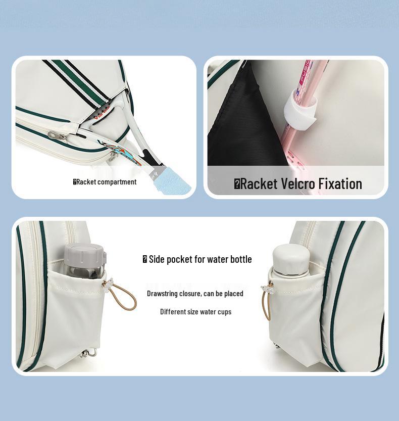 New Multifunctional Tennis, Pickleball, Ping Pong, and Badminton Racket Backpack for Men and Women