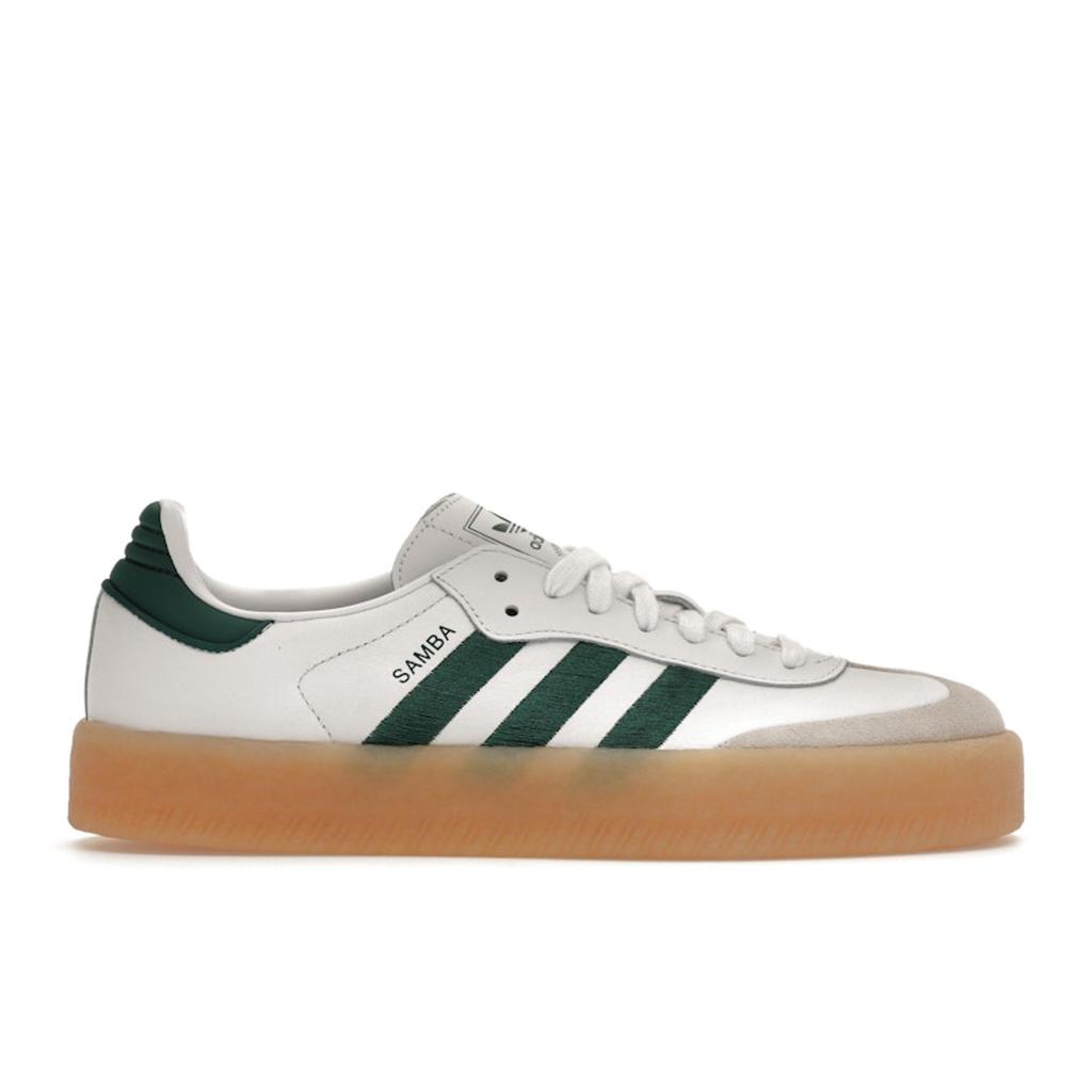 Adidas Sambae White Green Gum Women Sneakers Cloud-White Collegiate-Green ID0440