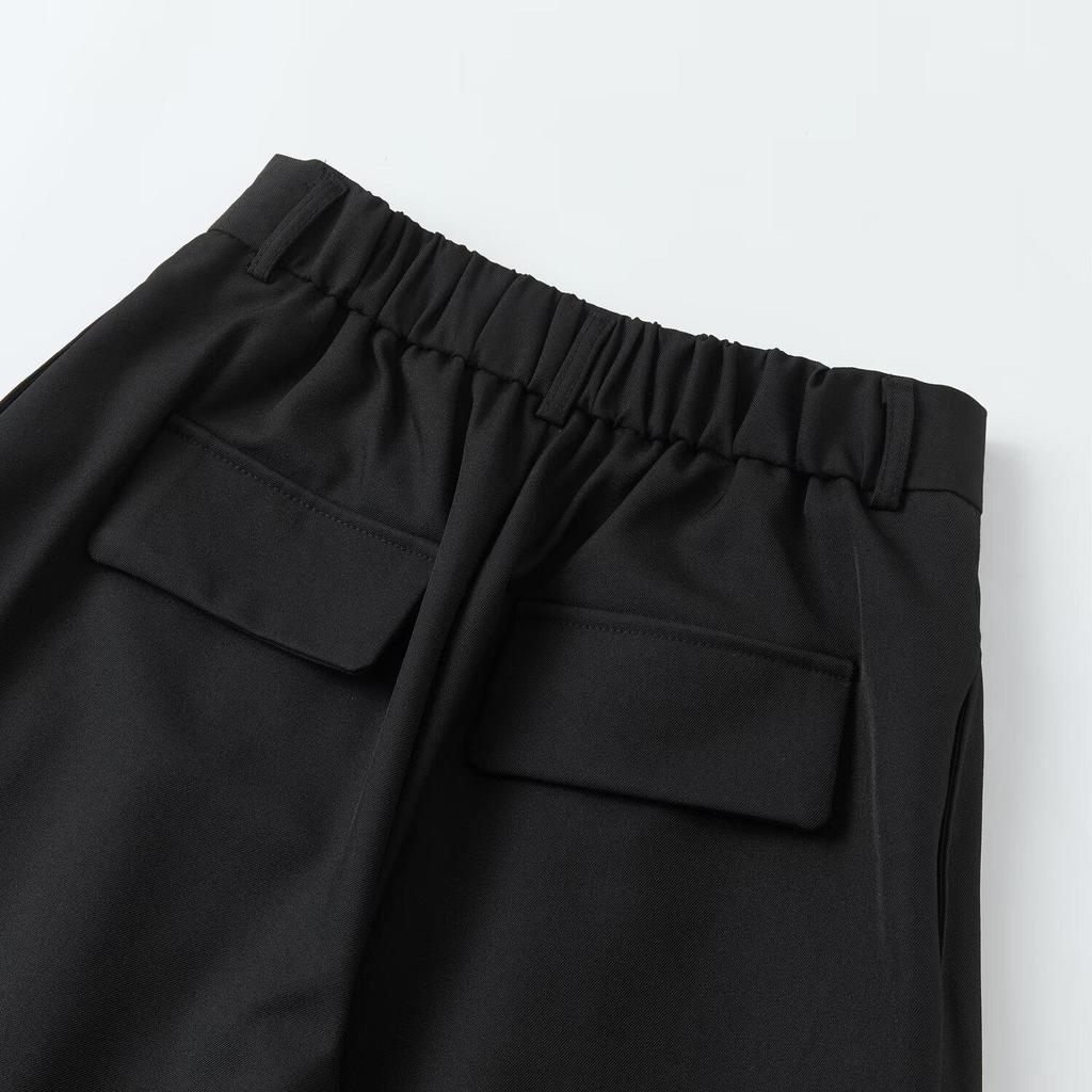 Men's High-end Wide-leg High-waisted Drape Pants for Early Spring 2026 - Casual Straight-leg Style
