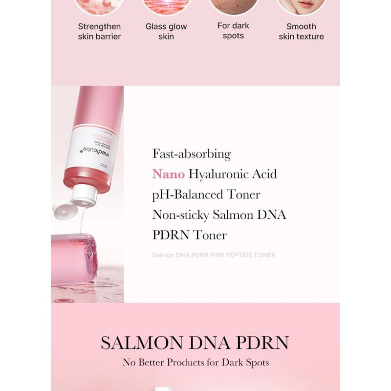 Medicube PDRN Pink Cica Beruhigendes Gesichtswasser