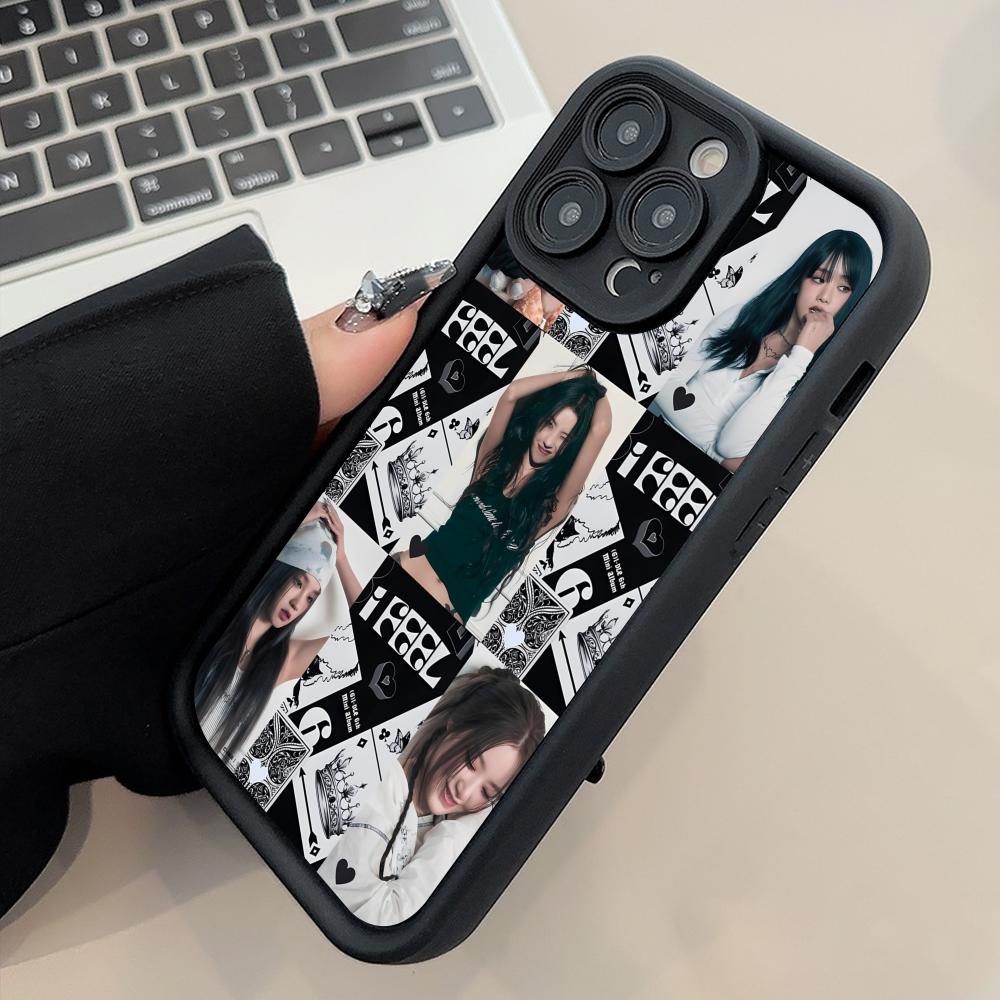 KPOP G-Gidle-S Thicken TPU Mobile Phone Case for iPhone 17 16 15 14 13 12 11 Air Pro Max Plus Colorful Cover