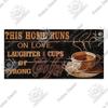 Coffee Metal Hanging Signs Decorative Plaques Door Aluminum Plaque In Home Decor Cafe Kitchen Hanging Home Decor