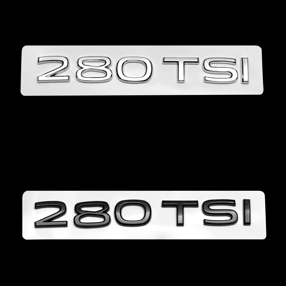 SVLHP1 For Volkswagen VW GTI Golf8 Polo Passat CC Tiguan R32 RLine Bora CC Caddy Touareg 3D ABS Car Trunk Logo Sticker Auto Accessories