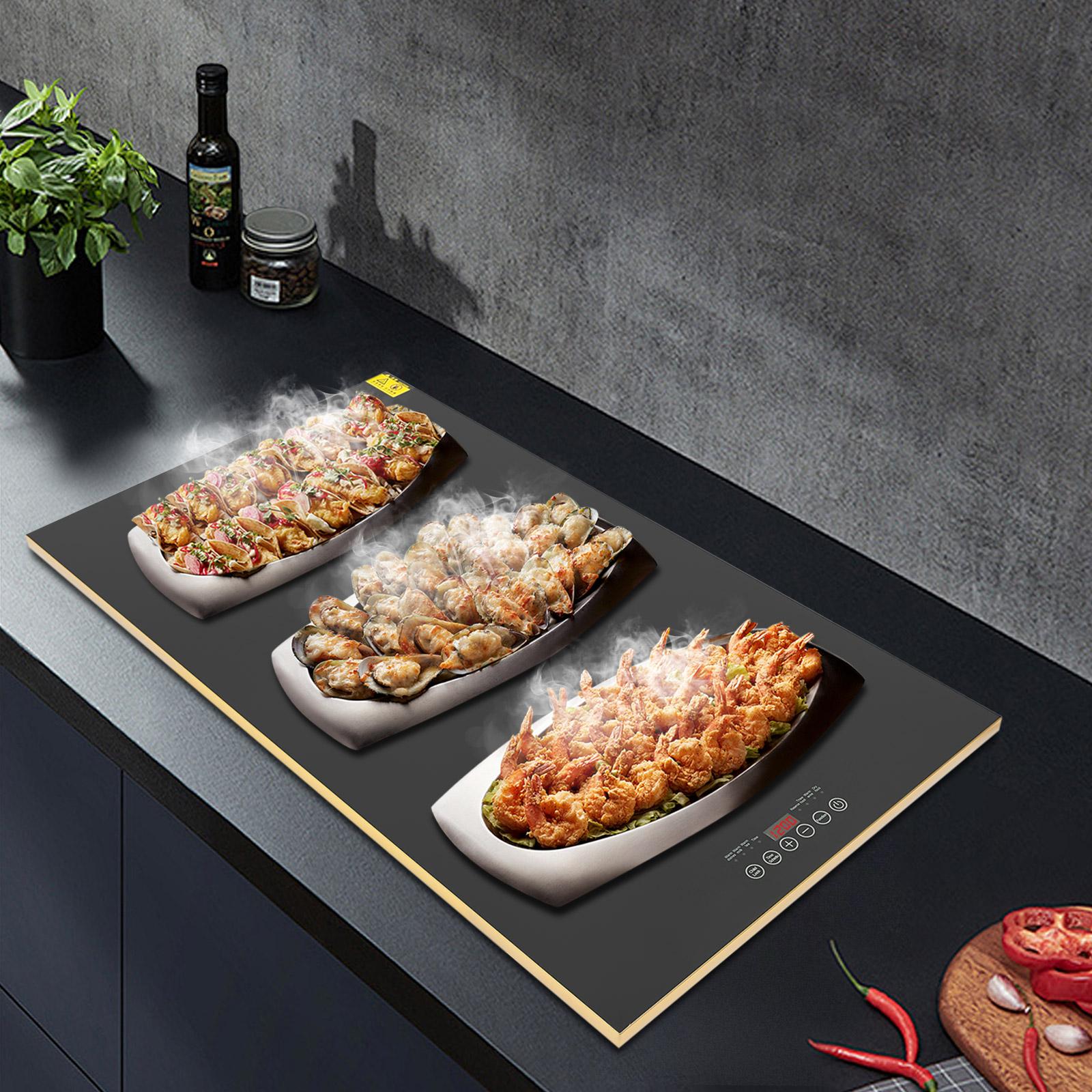 Electric Warming Tray Smart Touch Screen 104-284℉ Temperature Settings Versatile Food Warmer For Gatherings Parties United States