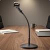 Desktop Audio Device Stand Adjustable with Metal Base HeavyDuty Black Nonliftable