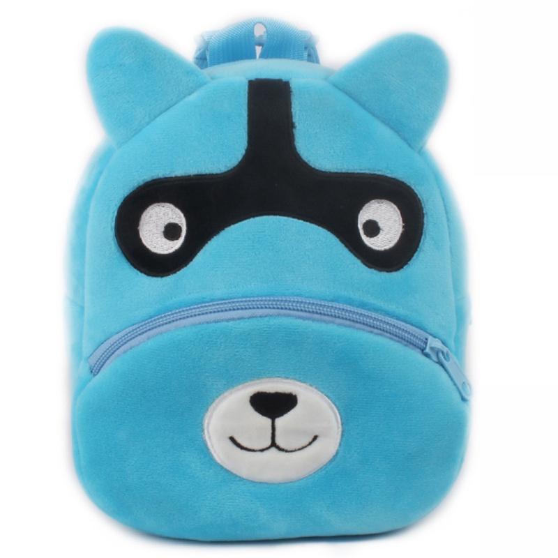 Adorable 3d Cartoon Animal Backpack For Toddlers With Soft Plush Material