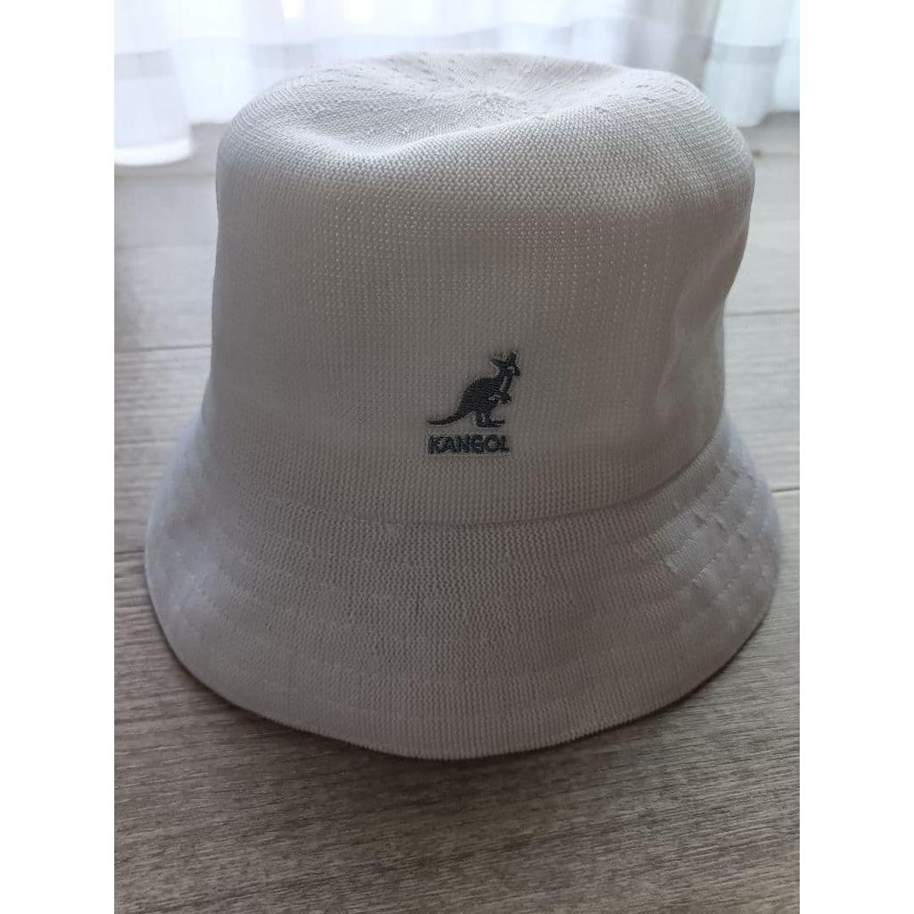 Used KANGOL bucket hat white
