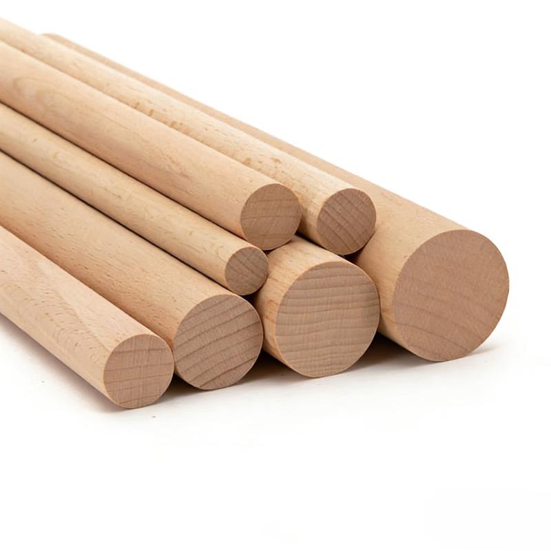 Bastelstäbchen aus massivem Birkenholz