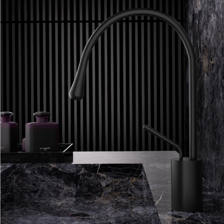 Brushed Rose Gold Bathroom Faucet Brushed Gold Basin Faucet  Hot  Cold Sink Faucet Brass Lavotory Faucet Swivel Sink Water Crane