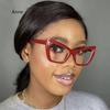 Cat Eye Prescription Frames Glasses Women Retro Optics Spectacle Frame Personality Fashion Eyeglasses Luxury  Designer