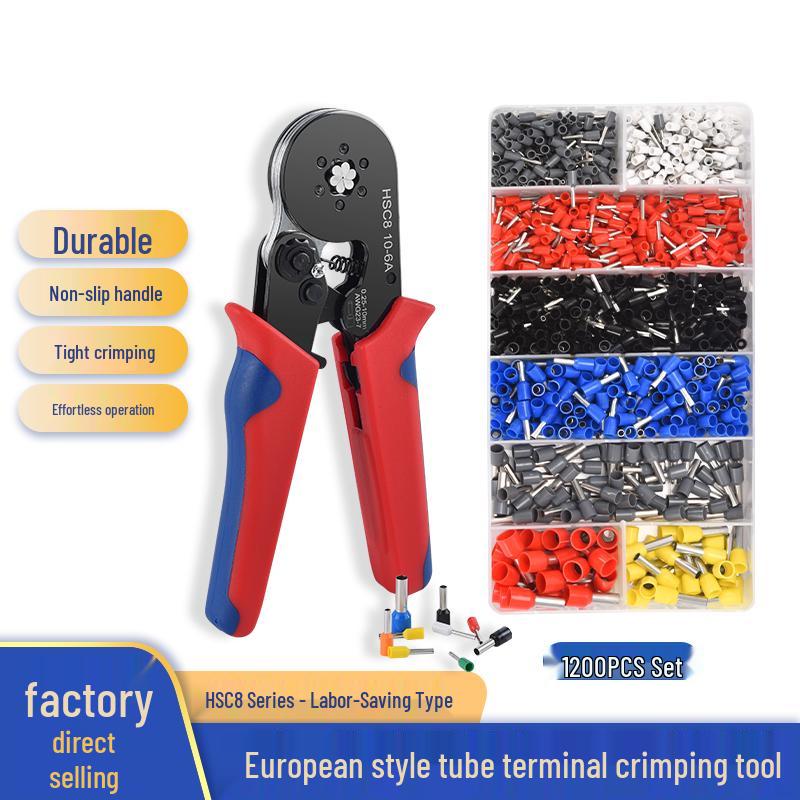 VE/EN/TE Pre-insulated Terminal Crimping Pliers & Pin Wiring Kit