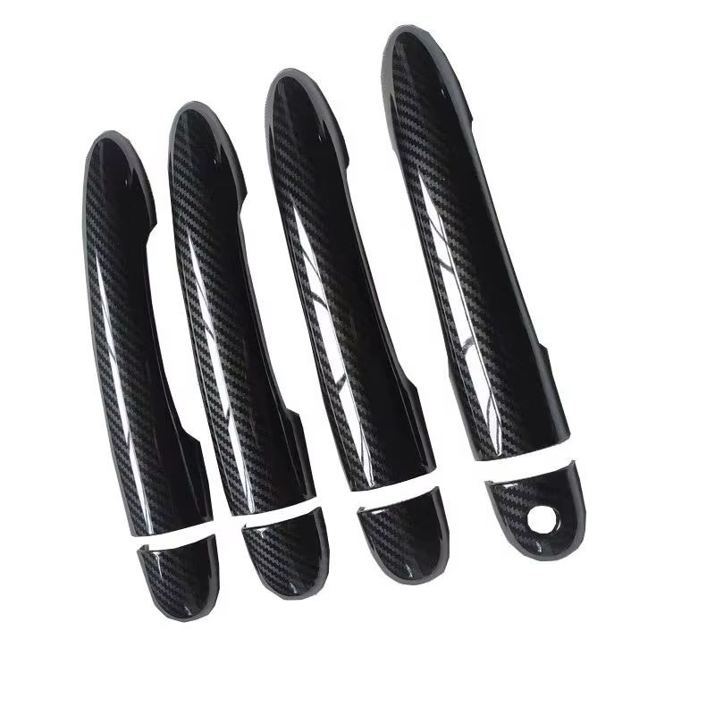 Door Handle Plastic Imitation Carbon Fiber Cover Trim for Renault Modus Car Styling Accessories