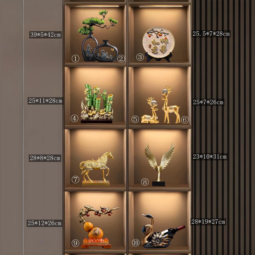 Swan Wine Rack: Elegant Light Luxury Cabinet & Ornament for Living Room or Entryway Gift