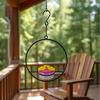 Metal & Plastic Hanging Hummingbird Feeder for Parrots