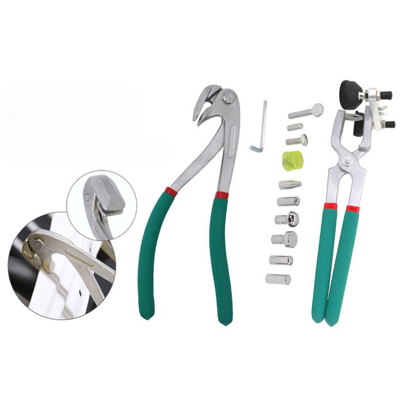Automotive Car Dent Repair Pliers Metal Door Bumper Rim Edge Trim Crimping Clip Seamless Maintenance Clamping Tools