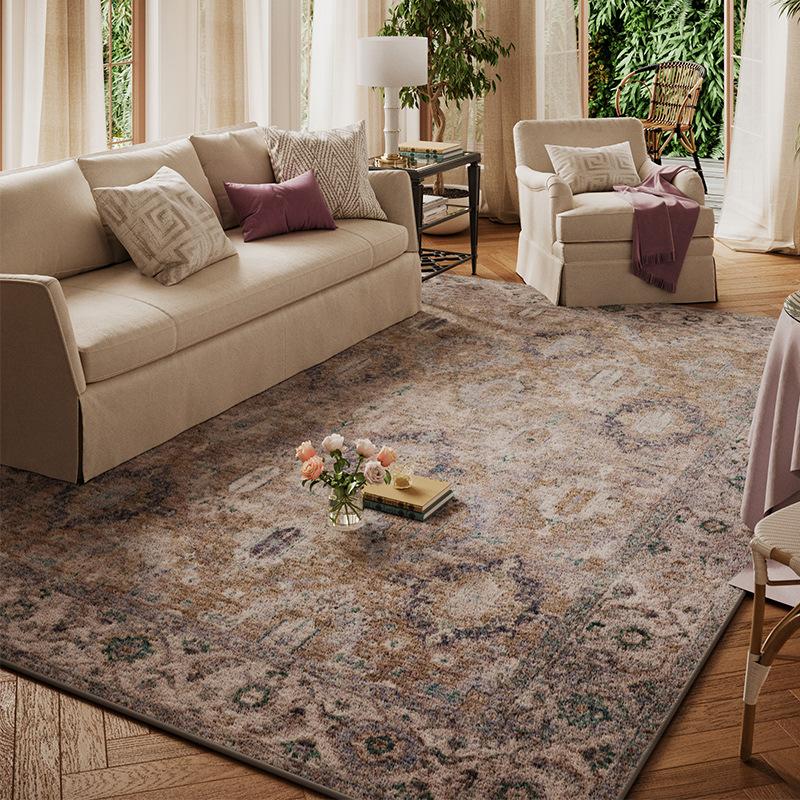 

Старинный стиль, легкая роскошь, высокое чувство гостиной, ковер, имитация кашемира, диван, стол, подушка, домашняя плотная спальня, кровать, одеяло Other sizes