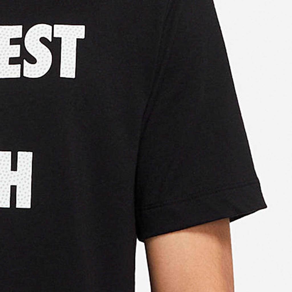 Nike Greatest On Earth Letter Logo Print Casual Short Sleeve T-Shirt Men Tops Black DJ3716-010