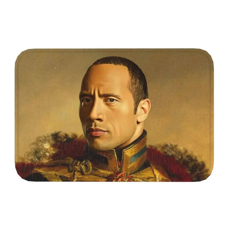 The Rock Dwayne Meme Front Door Mat Anti-Slip Outdoor Quick Dry Doormat Kitchen Bedroom Entrance Rug Carpet