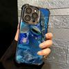 Ocean Whale Shark Soft Phone Case For iPhone 15 16 17 Air 14 Pro Max 16E Plus 13 12 Mini Plating Anti-Fall Fundas