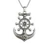Trendy Hip Hop Street Dance Necklace with Anchor & Wheel Pendants