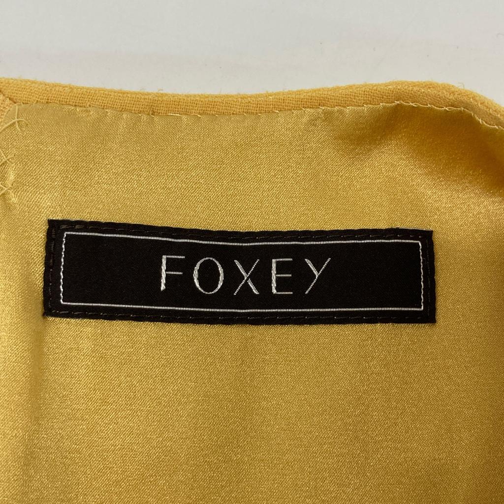 FOXEY 37794 Yellow Sleeveless One Piece dress 40 yellowUsed
