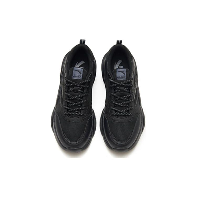 Anta Life Collection Mid Top Running Shoes Men's Black 912338821-1