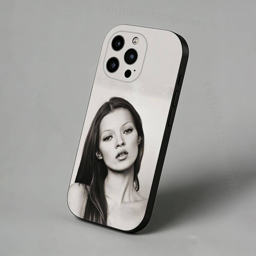 Hot Actor K-Kate Moss Phone Case For iPhone 17,16,15,14,13,12,11 Pro,Max,Plus,X,XS,XR,SE,Mini