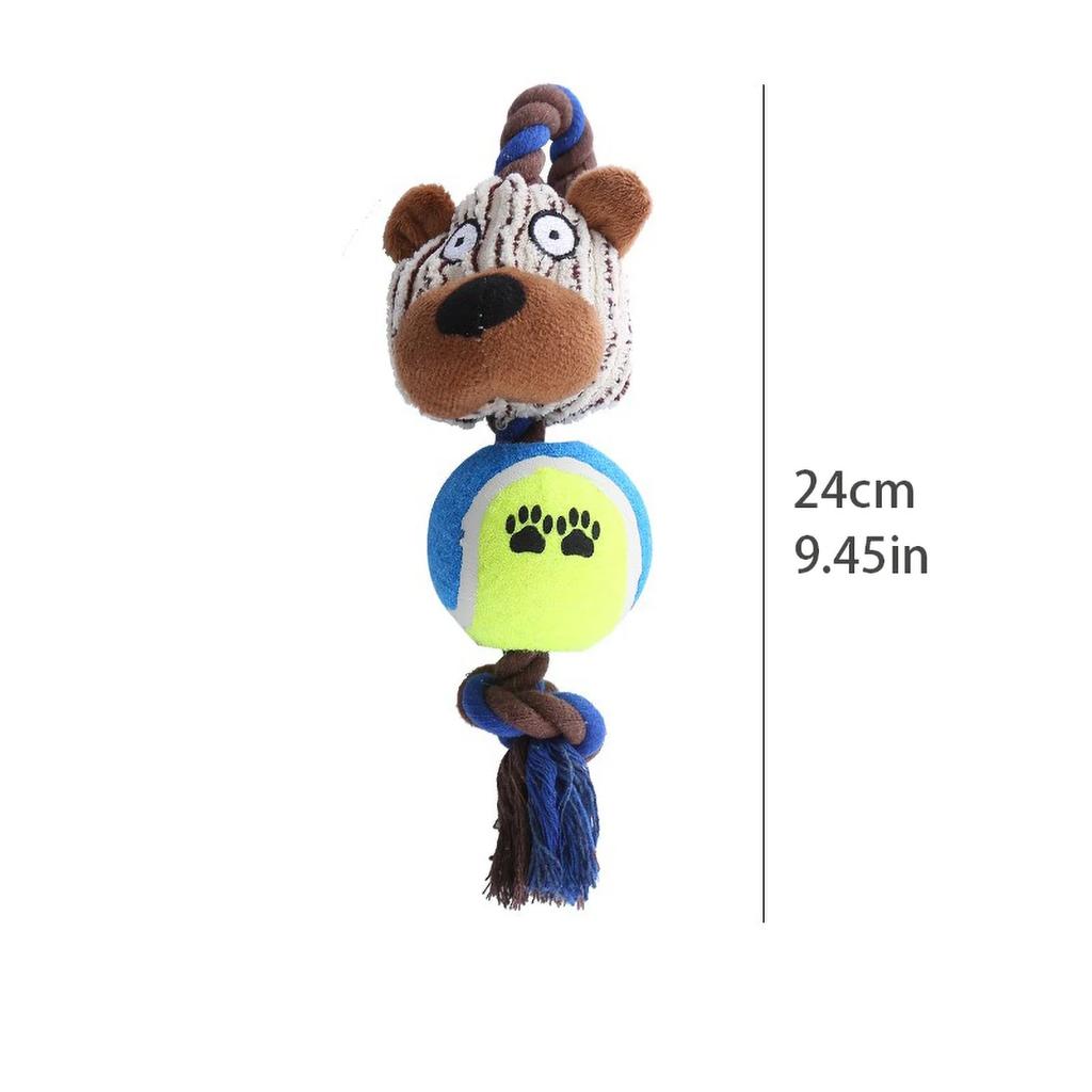 Geräuscherzeugendes Plüschhundespielzeug Haustier Kauspielzeug Artifact Weich und hautfreundlich mit eingebautem Geräusch zur Stimulation des Hundeinteresses