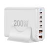 200W Multi-Port Desktop GaN Charger with 4C2A Direct Charging