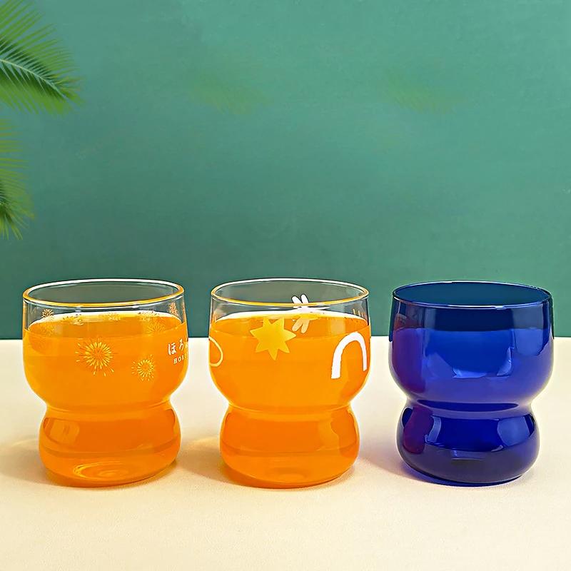 High Borosilicate Glass Cup Espresso Cups Household Use Transparent Milk Breakfast Cup Drinkware Drinking Glasses for Water Beer