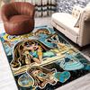 Monster High Inspired Rug Floor Mat for Living Room or Bedroom Soft and Comfortable Carpet a Gift for Birthday and Holiday.PFF260912057