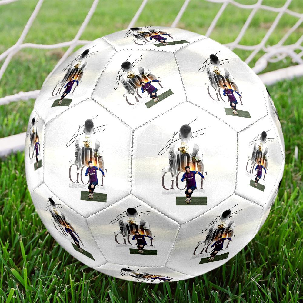 Messi Size 5 Football Machine-Stitched Indoor/Outdoor Universal Football Sports Enthusiast Gifts
