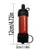 Camping & Survival Emergency Outdoor Portable Water Filter for Hiking - Emergency & Disaster Purifies Water Source On-The-Go