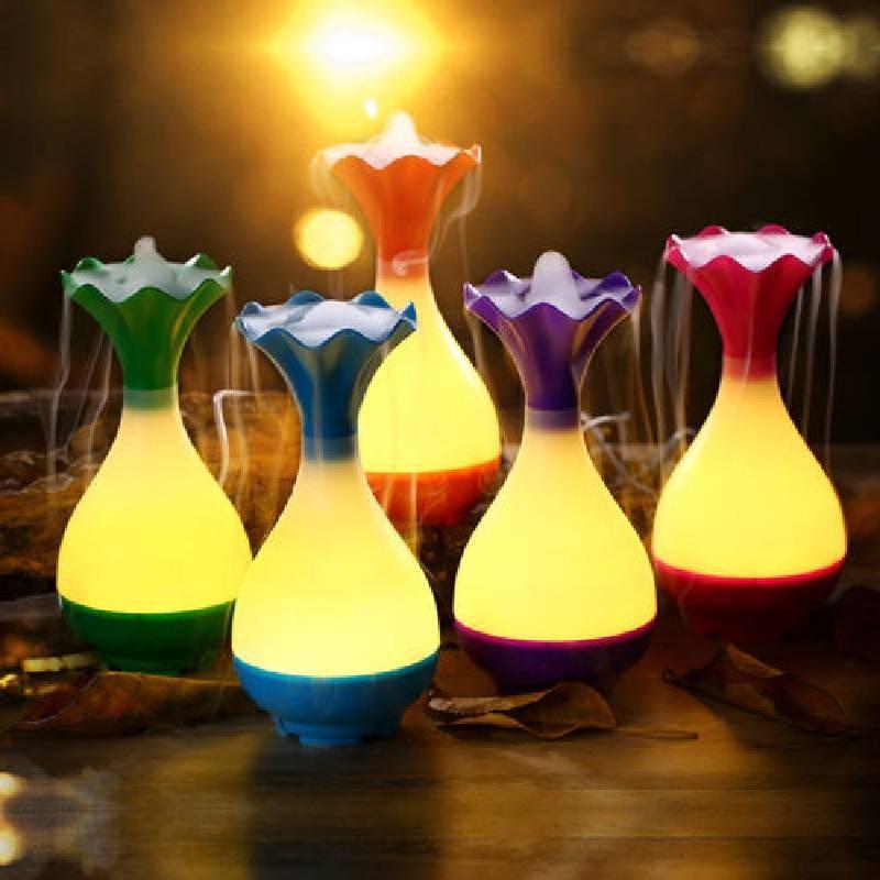 Shape Usb Bottle Aromatherapy Humidifier Home Ultrasonic Silent With Light Night