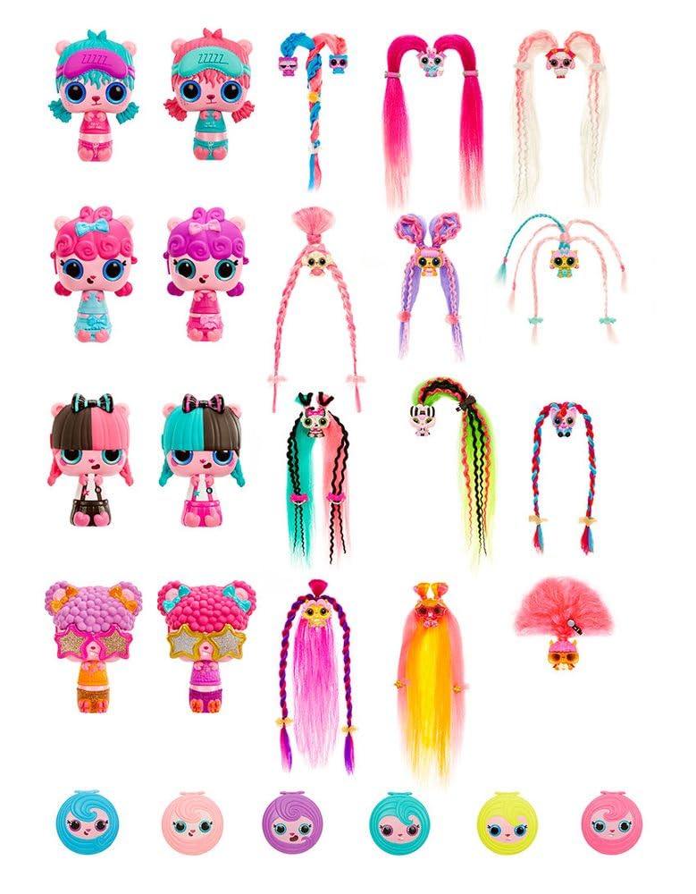 MGA Pop Pop Hair Surprise 3-In-1 POP Pets with Long, Brushable Hair