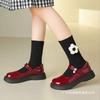 Children's Small Leather Shoes Little Girl Princess Style Soft Sole Black Single Shoes Student Mary Jane Light Performance Classmate