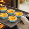 Heat Muffin Cups with Sunflower Design for Baking Cakes and Puddings