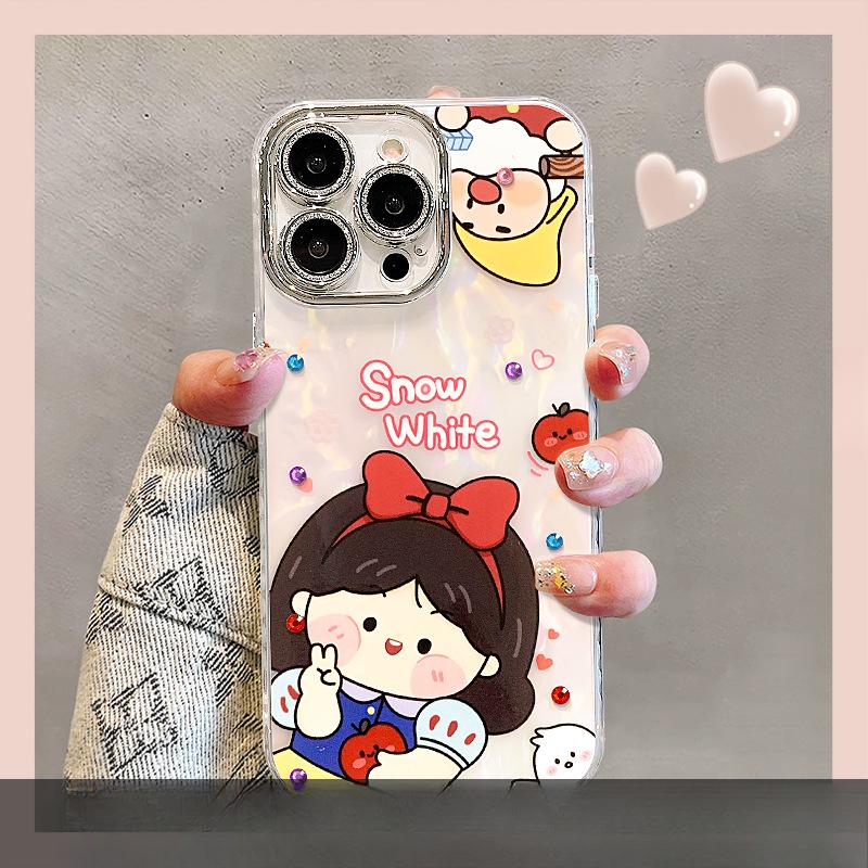 

Dumbo Bracelet Suitable for Apple 13 Promax Mobile Phone Case 16 Cute Cartoon 15 All Inclusive 14 High-end Sense 12 Women iPhone 11 Pro Max