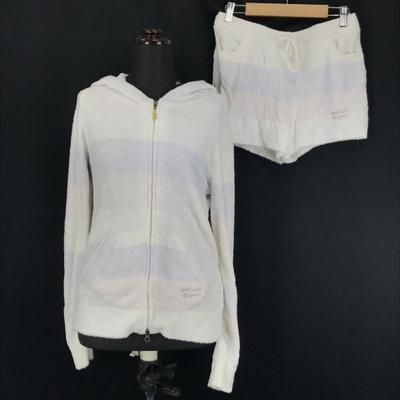 Gelato Pique Set Up Shorts & Hoodie Women F Stripe Loungewear Pajama(USED)