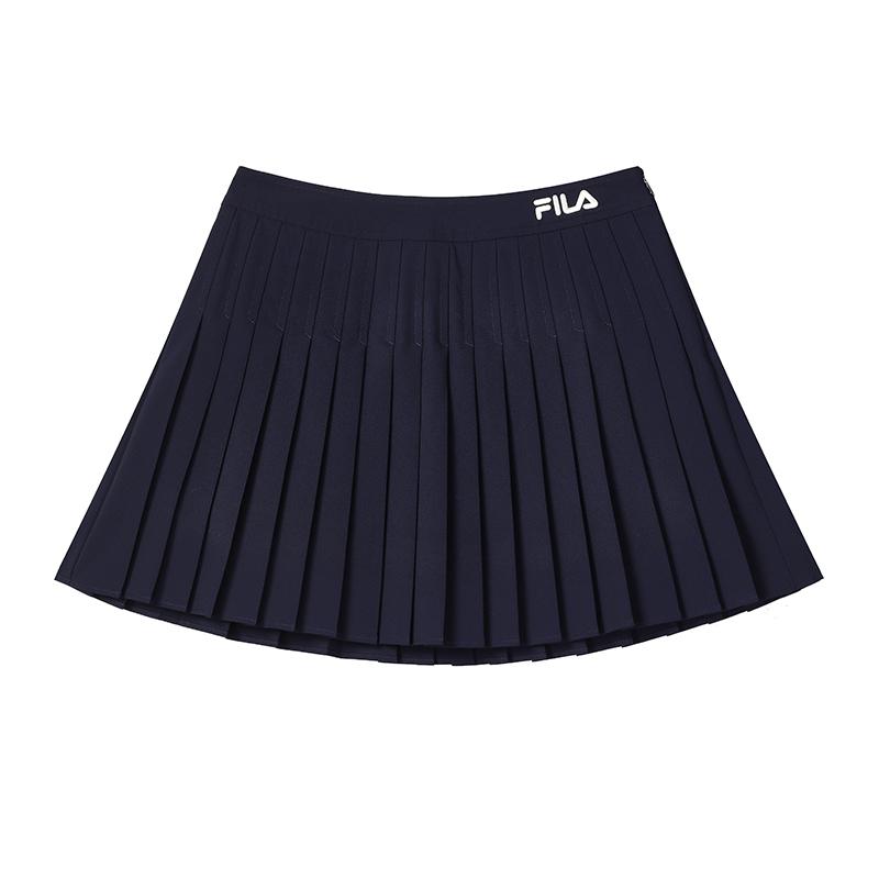 Fila Classic Versatile Dynamic Sports Fashion Casual Skirt Women Skirts Secret-Mirror-Blue F11W439306FDB
