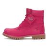 Couro Premium Coleção Especial 50º Aniversário Botas de Tornozelo Confortáveis Duráveis Botas Masculinas Rosa A5VHDW