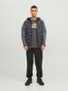 Демисезонная куртка Jack & Jones Jcodust Hybrid Jacket SN (12241622) asphalt