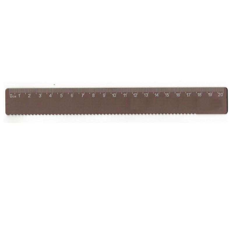 20cm Aluminum Alloy Metal Ruler for Drawing and Student Stationery