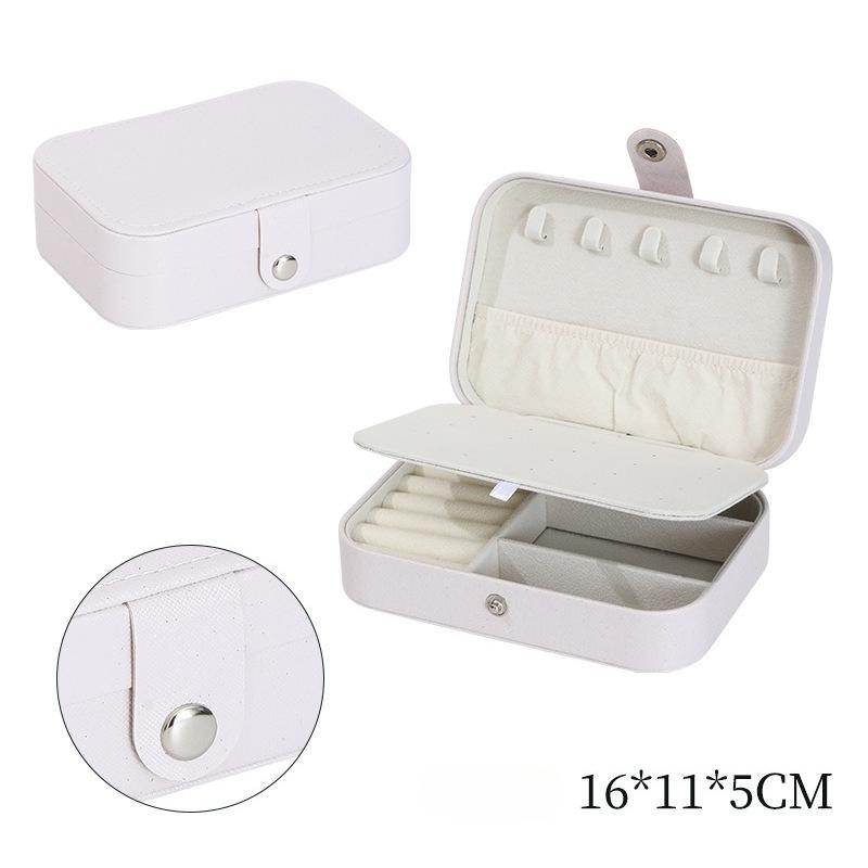 Medium Jewelry Storage Box Simple Double-layer College Student Dormitory Exquisite Gorgeous Necklace Ring Packaging Box Jewelry