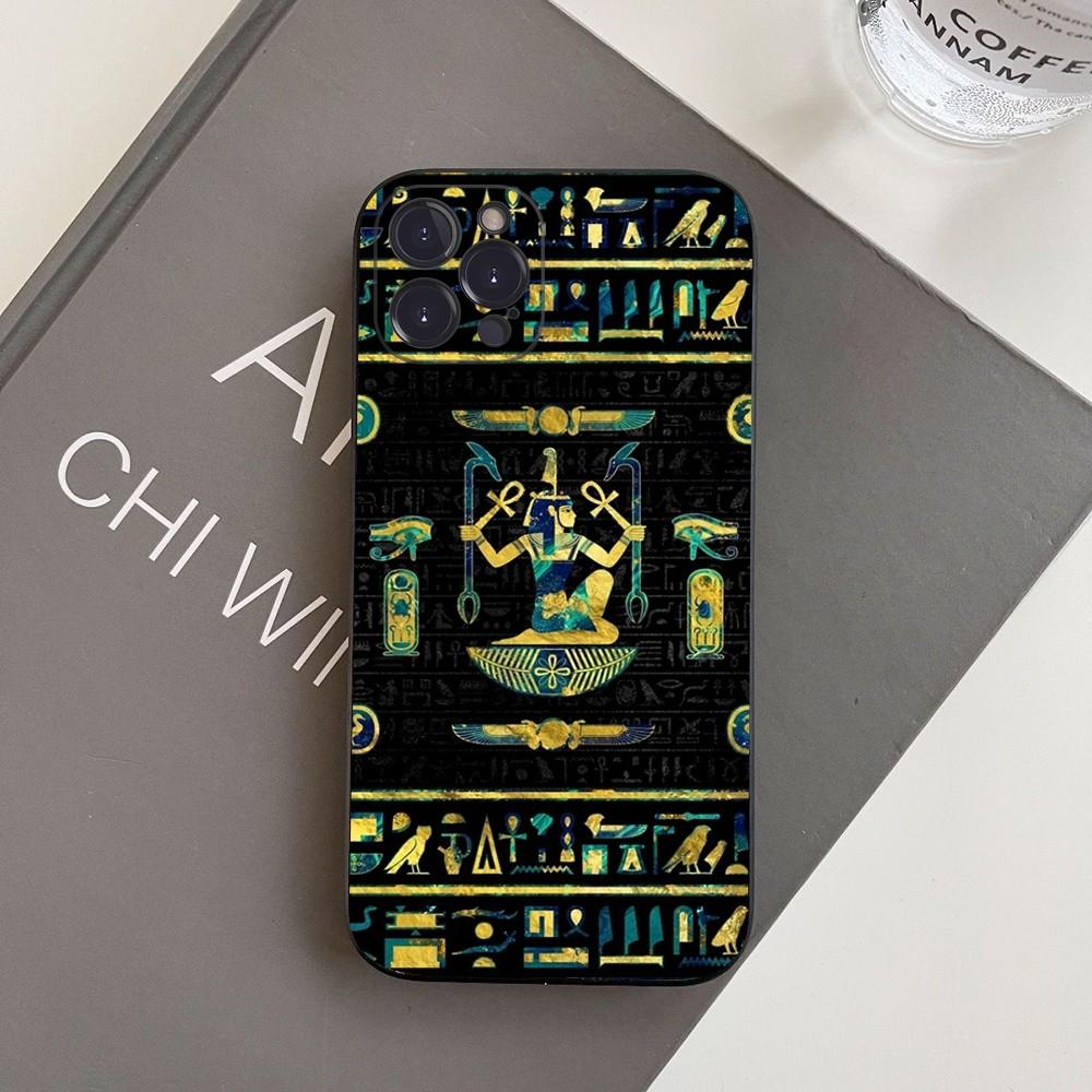 Egypt Nefertiti Anubis Ankh Phone Case For iPhone 15 14 11 12 13 Mini Pro XS Max Cover 6 7 8 Plus X XR SE 2020 Funda Shell