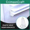 Securely Fix Your Blinds With 1 Inch Curtain Accessories 4-pack Blinds Positioning Hooks